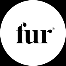 Sugar Sugar Spa - A black logo with the word "fur" in lowercase letters, inside a white circle with a black outer border.